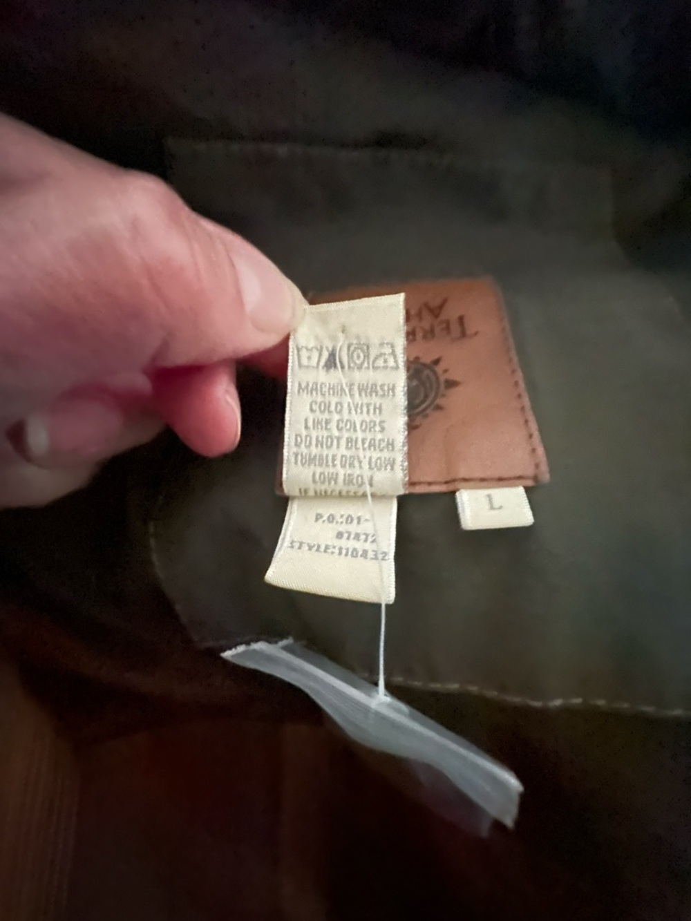 The Territory Ahead Olive Green Lightweight Anorak - Picture 8 of 11